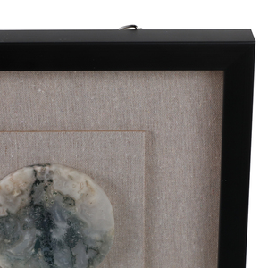 Arte Murale Moderna in Pietra Naturale con Accenti Rotondi Texturizzati per Decorazione Soggiorno - Product Image 5