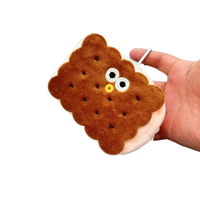Porte-monnaie en peluche Capybara de la série Fruits de Dessin Animé avec pendentif, petit cadeau pour le rangement de pièces de monnaie, cadeau de Noël