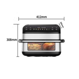 1800/2400W grande puissance 9L friteuse à air double zone Double panier friteuse électrique sans huile profonde - Product Image 5