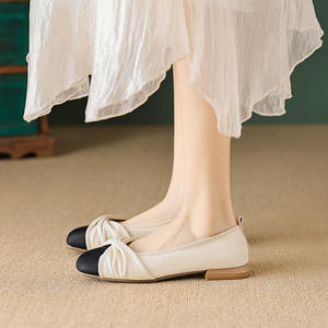 Zapatos Planos de Mujer para Boda, Novia, Fiesta, con Punta Cuadrada, Transpirables, Ligeros, para Verano y Otoño - Product Image 3