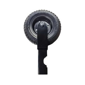 Roue de <span class=keywords><strong>portail</strong></span> <span class=keywords><strong>coulissant</strong></span> robuste de 8 pouces, roue en caoutchouc, <span class=keywords><strong>roulettes</strong></span> <span class=keywords><strong>pour</strong></span> portails de ferme, roue rigide <span class=keywords><strong>pour</strong></span> portails tubulaires - Product Image 1