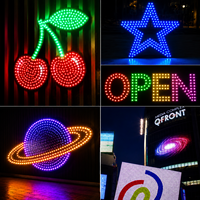 Luz LED Pixel RGB WS2811 de 12 mm, direccionable, programable, IP67, impermeable, para decoración de publicidad exterior