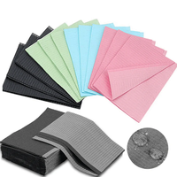 Bavettes dentaires jetables Xingcheng 3 plis imperméables roses, fournitures pour usages multiples