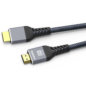 FARSINCE certificado Premium Nylon trenzado HD 8K 60Hz 4K 120Hz 2,1 chapado en oro <span class=keywords><strong>HDMI</strong></span> a HDIM <span class=keywords><strong>Cable</strong></span> móvil a TV Video <span class=keywords><strong>Cable</strong></span> <span class=keywords><strong>HDMI</strong></span> - Product Image 4