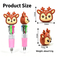 Embouts de stylo personnalisés en PVC souple avec logo, pour étudiants, moulés en 3D, DIY, directement de l'usine, embouts de stylo mignons et amusants