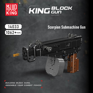 Mould King 14033 1062PCS Pistola Subfusil Escorpión, Set de Bloques de Construcción, Modelo MOC, Juguete Técnico de Plástico, Regalo Moderno para Festividades - Product Image 2