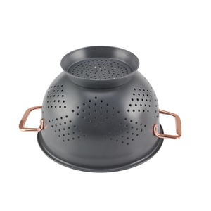 Stainless Steel Dishwasher Safe Kitchen Accessories Large Size copper handle Colander - Product Image 5