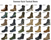 ZH, bottes tactiques en cuir de vache naturel anti-déchirure + tissu en nylon, bottes de randonnée noires à forte adhérence pour l'extérieur du colombie HSM290