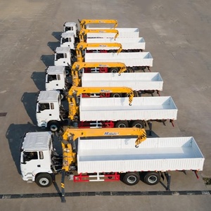 משאית מנוף עם מנוף טלסקופי ישר 5-7 חלקים, 14 טון, דגם H3000 6x4, 10 גלגלים, משאית גרר עם מנוף טלסקופי ישר. - Product Image 4