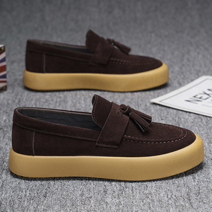 จำเป็นสำหรับสไตล์หรูหราแบบเรียบง่าย รองเท้าผ้าใบลำลองระบายอากาศได้ดีสไตล์เรโทรเหนือกาลเวลา รองเท้าเดินสำหรับผู้ชายที่นุ่มพิเศษ - Product Image 5