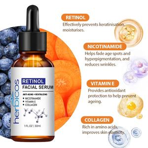 Sérum de Marca Privada Orgánico Puro con 0.2% de Vitamina A, Vitamina C, Niacinamida, Ácido Hialurónico y Vitamina E, Sérum Reafirmante para el Rostro - Product Image 3