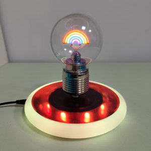 HCNT 16-Color Gradient <b>Light</b> Base Floating Romantic <b>Rainbow</b> <b>Light</b> Bulb Touch Control Automatic lifting Bulb <b>Light</b> Home Gifts - Product Image 5
