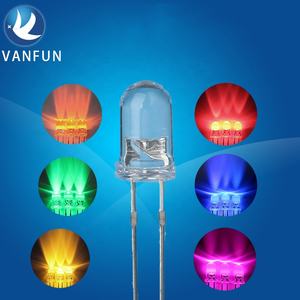 Vanfun dioda LED warna tunggal daya tinggi, sinyal <span class=keywords><strong>2</strong></span> Pin 3mm 5mm kecil dengan kinerja optimal dan tegangan mundur maks 5V - Product Image 5
