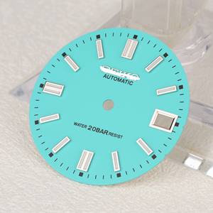 Nuevo modelo NH35 con esfera sin calendario, registro de buceo de acero inoxidable luminoso azul-verde C3, modificado a NH36 - Product Image 5