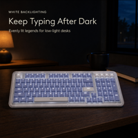Clavier mécanique à commutation à chaud K98M avec interrupteurs Marble, Bluetooth sans fil, rétroéclairé, USB Type-C, pour configuration de bureau