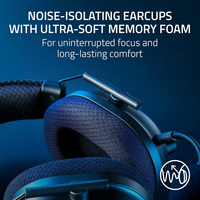 Casque de jeu sans fil Razer BlackShark V2 Pro 2023 avec micro détachable, profils FPS optimisés, haut-parleurs de 50 mm, circum-auriculaire, réduction active du bruit