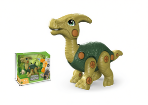 ชุดตัวต่อไดโนเสาร์พลาสติก DinoRex สำหรับเด็ก 4-6 ปี ของเล่นบล็อกแบบขันสกรู - Product Image 1