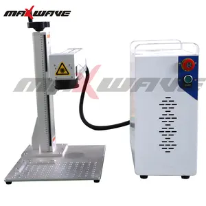 Machine de marquage et gravure Laser à Fiber fendue Portable 30W, fabriquée en chine, pour métal, plastique, bijoux, accessoires de voiture