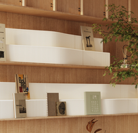 Support d'affichage long pliable et extensible, support de présentation de produits pour magasin, support d'affichage de bureau à domicile