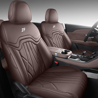 Pour Jetour X70 PLUS : Kits d'intérieur, housses de siège auto personnalisées 7 places, ensemble complet en cuir artificiel, housses de sièges avant et arrière, coussins