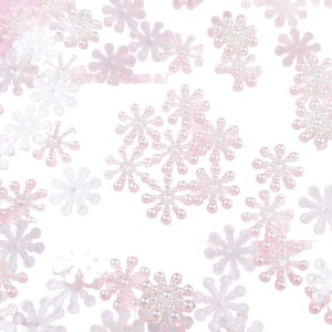 Pinza para el Cabello con Perlas y Copos de Nieve Acrílicos, Accesorios de Joyería DIY, Hechos a Mano para Bodas, Chaozhou - Product Image 5