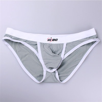 Sous-vêtements pour hommes respirants et très élastiques, sans couture, en coton, taille mi-haute, caleçons et boxers pour hommes