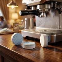 Tablettes effervescentes universelles pour machine à café, tablettes de détartrage efficaces pour tous les modèles de cafetières