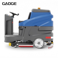 GAOGE F1100 Nouvelle autolaveuse industrielle et commerciale à haute efficacité, conduite avant/arrière, 9450/h, largeur de la raclette 1200 mm