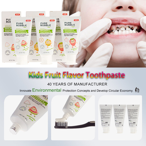 <span class=keywords><strong>Dentifrice</strong></span> fluoré pour enfants, protection de l'émail, anti-caries, saveurs fruitées, vente en gros pour bébés et jeunes enfants - Product Image 2