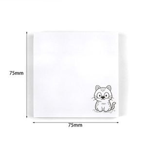 Giấy bán buôn nhỏ ghi chú tùy chỉnh notepad Memo Pads ghi chú dán logo in trường Memo Pad cho văn phòng phẩm - Product Image 4