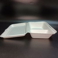 SP2453 Contenant jetable compostable à compartiments pour restaurant de nouilles, boîte alimentaire pour plats à emporter quotidiens