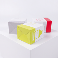 Boîte à crème en gros, directement de l'usine, avec logo personnalisé pour marque de beauté, structure pliable, écologique, recyclable, finition premium
