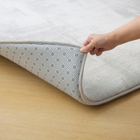Tapis de jeu épais en velours corail pour bébés et tout-petits, écologique, adapté aux animaux domestiques, non toxique, facile à nettoyer, tapis de sol à mémoire de forme pour enfants