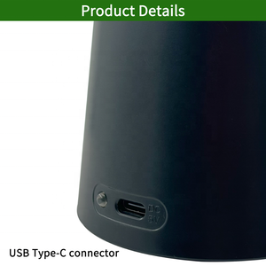 Ventilateur anti-mouches portable et écologique rechargeable avec batterie intégrée de 1200 mAh pour le camping, les barbecues et les pique-niques - Product Image 3