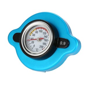 Universal Excavator Water Tank <b>Cap</b> Aluminum Alloy Large Size With Temperature Gauge For Diesel Engine <b>Radiator</b> - Product Image 5