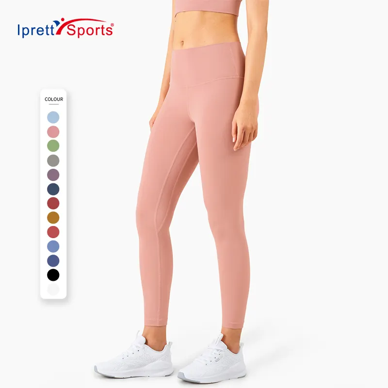 Ipretty Sports New Style Women Yoga Pants Colorful High Waisted Quick Dry Gym Leggings Tummy Control Workout Fitness Pants