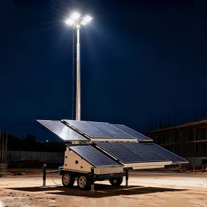 Remolque con paneles solares <span class=keywords><strong>de</strong></span> alta potencia, cámara inalámbrica y luz LED para sitios <span class=keywords><strong>de</strong></span> <span class=keywords><strong>trabajo</strong></span> al aire libre - Product Image 6