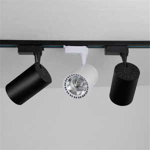 Éclairage sur <span class=keywords><strong>rail</strong></span> pour magasin de musée 110V 220V, éclairage sur <span class=keywords><strong>rail</strong></span> à faisceau focalisé, 10W 20W 30W 40W, éclairage sur <span class=keywords><strong>rail</strong></span> <span class=keywords><strong>LED</strong></span> COB - Product Image 4