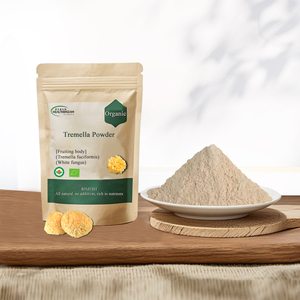 Suministro de fábrica china Tremella Fuciformis polvo cuerpo de fructificación pura 80 malla polvo de hongo blanco para alimentos - Product Image 1