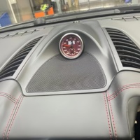 Cronómetro Central Mejorado con Brújula para Porsche Cayenne 958, Compatible con Modelos Cayenne 11-17