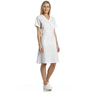 Produttore di uniformi mediche da donna, vestito da donna a portafoglio a pieghe, uniforme da infermiera, uniforme medica - Product Image 1