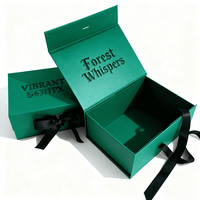 Boîtes cadeaux pliantes magnétiques de luxe Offre Spéciale avec rubans boîtes de papier d'emballage cadeau magnétiques pliables pour vêtements veste d'hiver