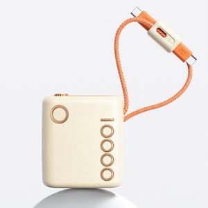 Batterie externe portable grande capacité avec écran LED 20000mAh 10000mAh, câble intégré, 22.5W - Product Image 1