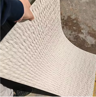 Revêtement mural flexible en pierre MCM, carreaux de céramique flexibles pour la rénovation de bâtiments de bureaux