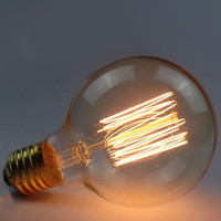 Ampoule décorative pour la maison en gros de Chine, ampoule Edison rétro, lampe vintage E27, ampoule à incandescence 25W/40W/60W, ampoule à filament Edison G95