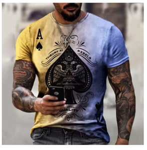 <span class=keywords><strong>เสื้อ</strong></span>ยืดพิมพ์ลายดิจิตอล 3 มิติ Fitspi Men สำหรับผู้ชาย ผลิตตามสั่ง ลายกราฟิกสัตว์ สไตล์ลำลอง ผ้ายืดผสมโพลีเอสเตอร์ ขายส่ง - Product Image 3