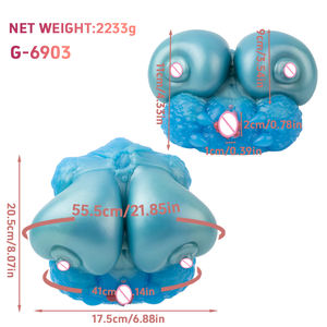 เครื่องช่วยสำเร็จความใคร่ชาย G6903 รูปทรงสัตว์เหมือนจริง พร้อมดีไซน์หน้าอกซิลิโคน กระตุ้นสองจุด นวดองคชาต อุปกรณ์สำหรับผู้ใหญ่ - Product Image 6