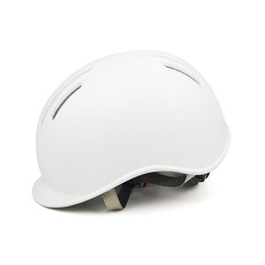 Casco de bicicleta ajustable blanco y sencillo para patinar en tierra Longboard Skate Scooter incluso estilo altamente protector <span class=keywords><strong>buena</strong></span> ventilación - Product Image 3