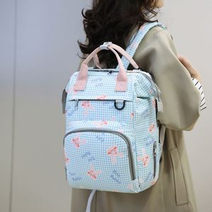 Lovely Cartoon Bunny Diaper <b>Backpack</b> Lrge Capacity Baby Supplies Storage Bag for Outdoor Travel - Product Image 1