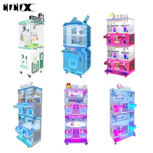 Máquina de grúa de garras mini para interiores, tipo pinchador, para la caza de tesoros, con diseño de cerdito colorido, para guarderías, modelo CreditToy - Product Image 6
